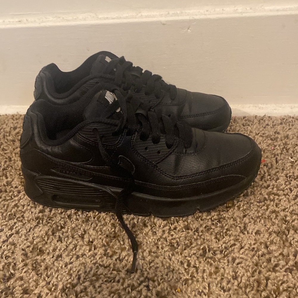 Nike Air Max Leather Sneakers- 4Y
